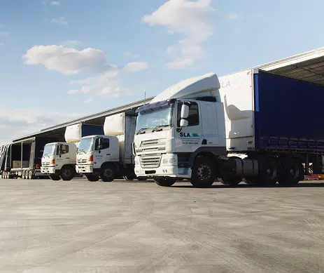 STSI logistics trucks